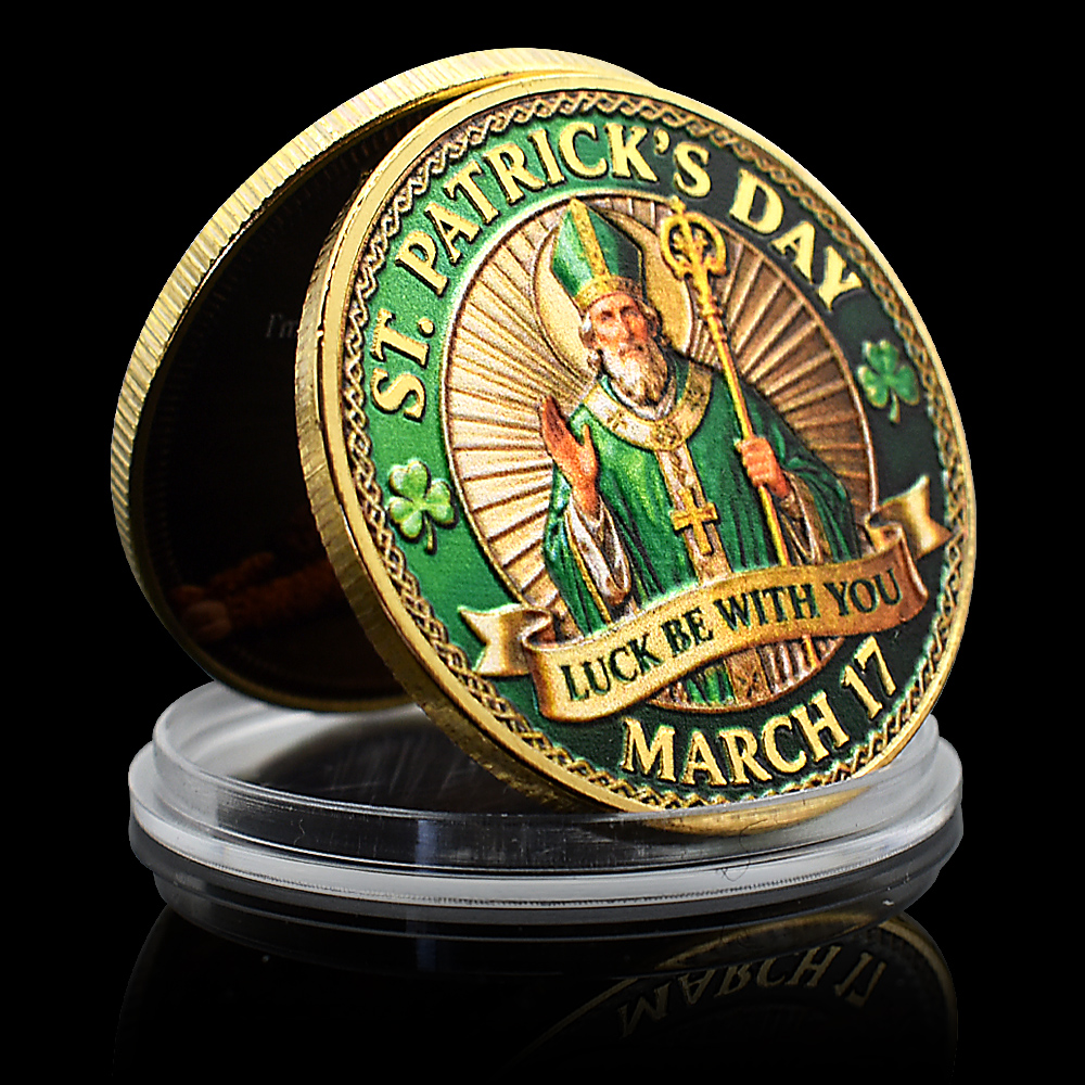 Token Coin Mechanism - St Patrick's Day Lucky Coin Double