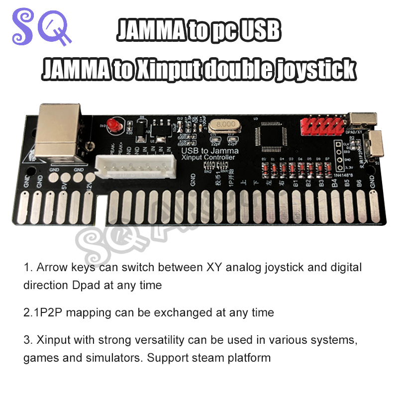 USB to Jamma Xinput Controller - Coin Acceptor Selector incelemesi ve fiyatı