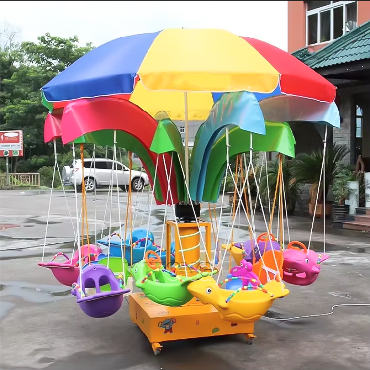 Mini Carousel Ride for Kids Ou - Coin Operated Kiddie Ride incelemesi ve fiyatı