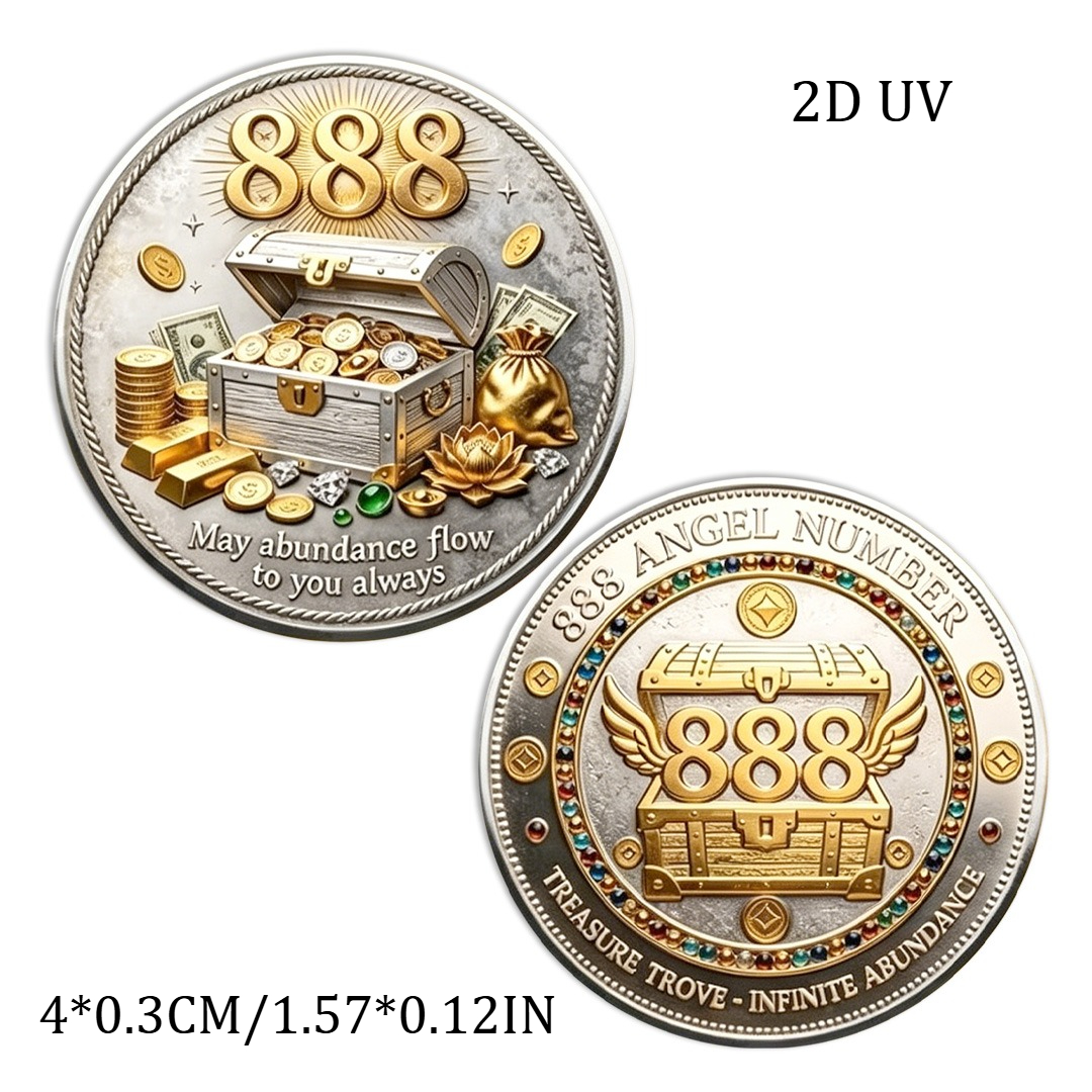 2D Gold Silver Plated 888 Ange - Token Coin Mechanism incelemesi ve fiyatı