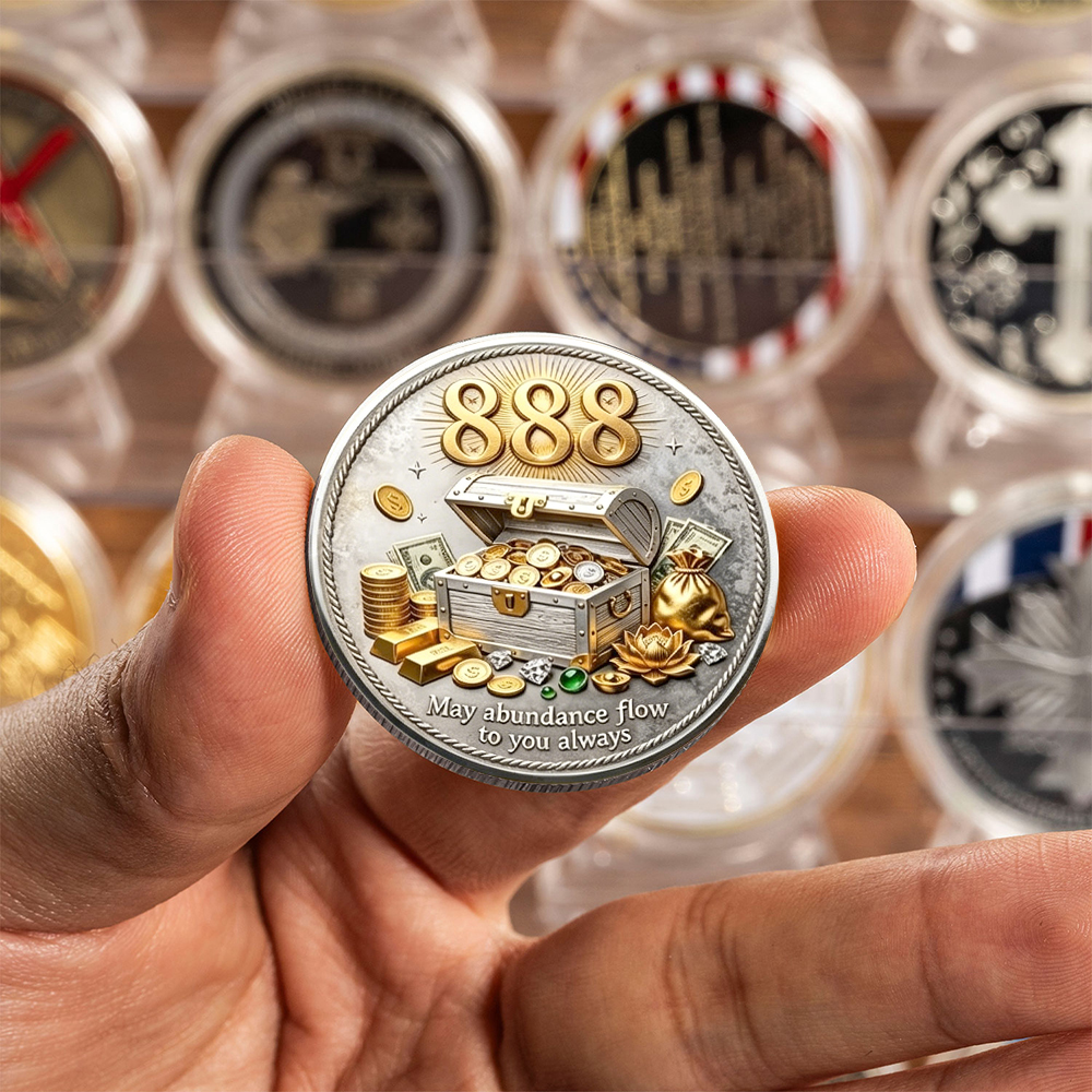 2D Gold Silver Plated 888 Ange - Token Coin Mechanism incelemesi ve fiyatı