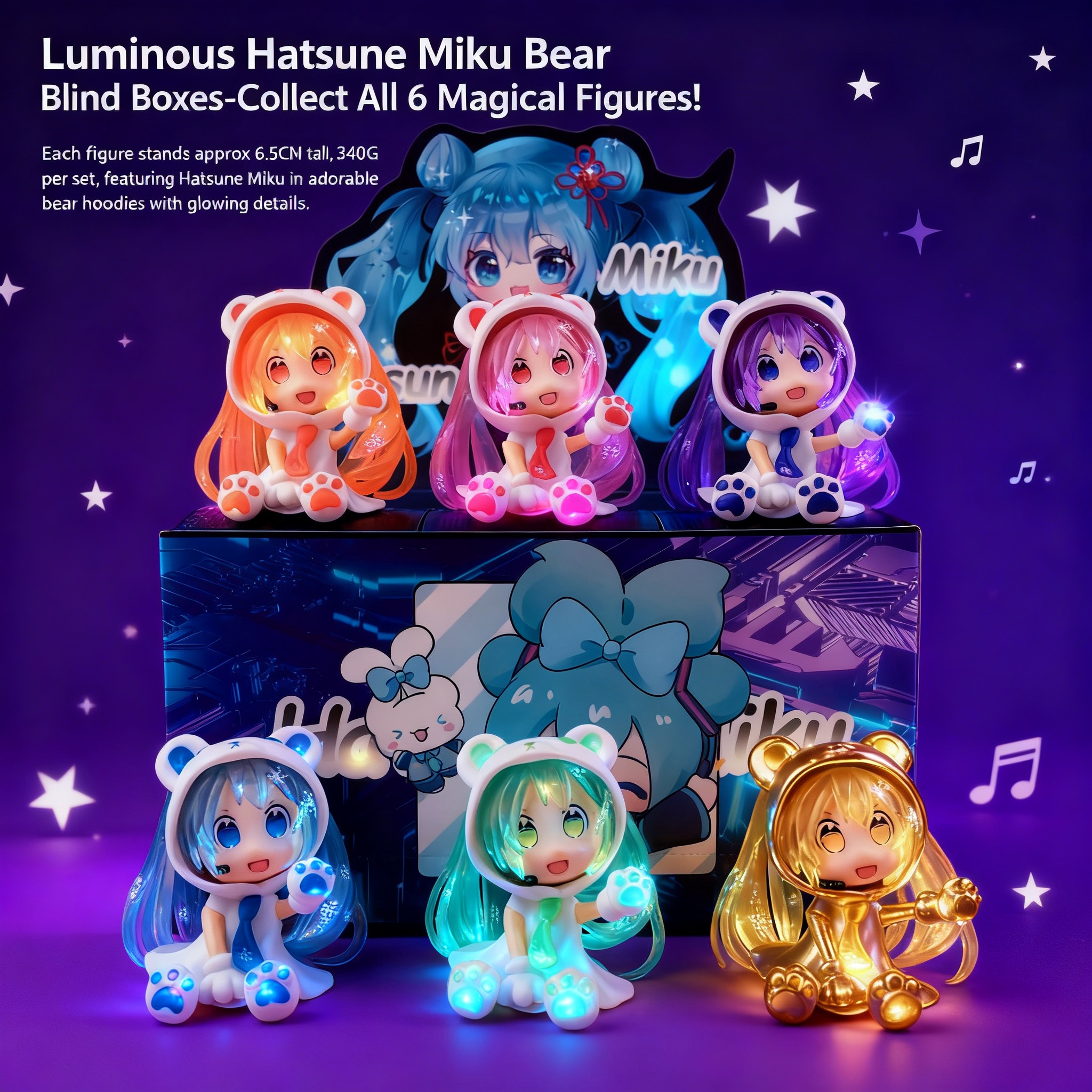 Glow in the Dark Hatsune Miku  - Claw Crane Machine incelemesi ve fiyatı