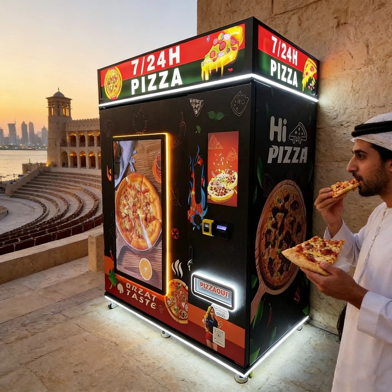 Custom Pizza Vending Machine S - Vending Machine Qr Code incelemesi ve fiyatı