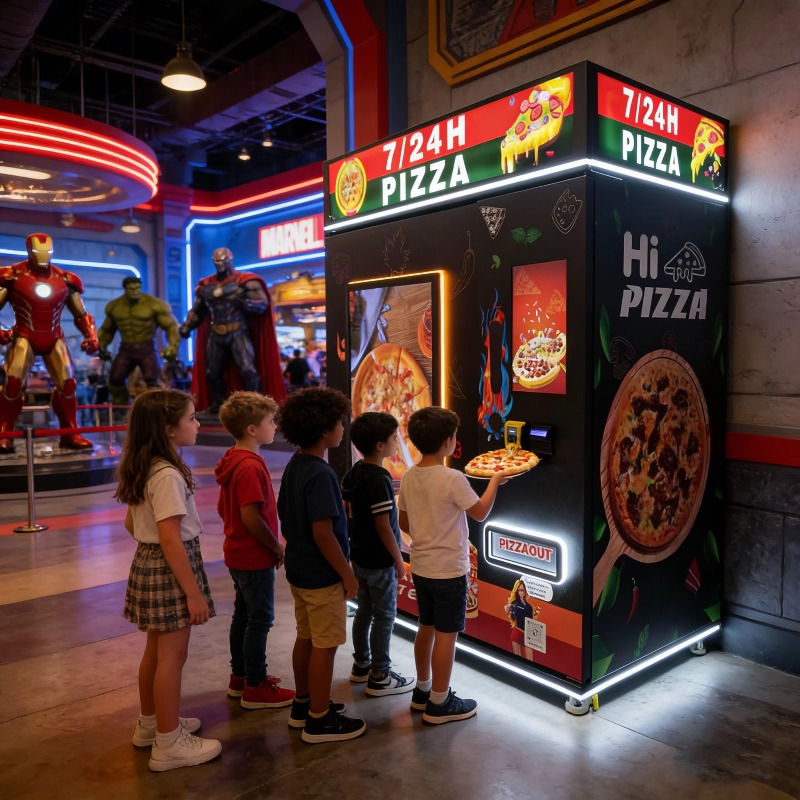 Custom Pizza Vending Machine S - Vending Machine Qr Code incelemesi ve fiyatı