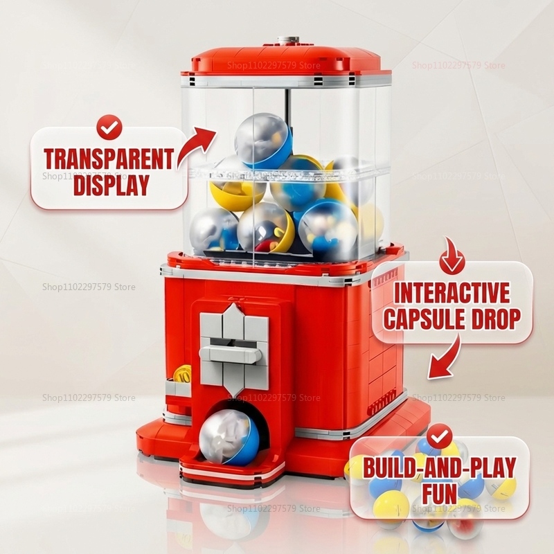 1343 PCS Vending Machine Build - Arcade Toy Vending Machine incelemesi ve fiyatı