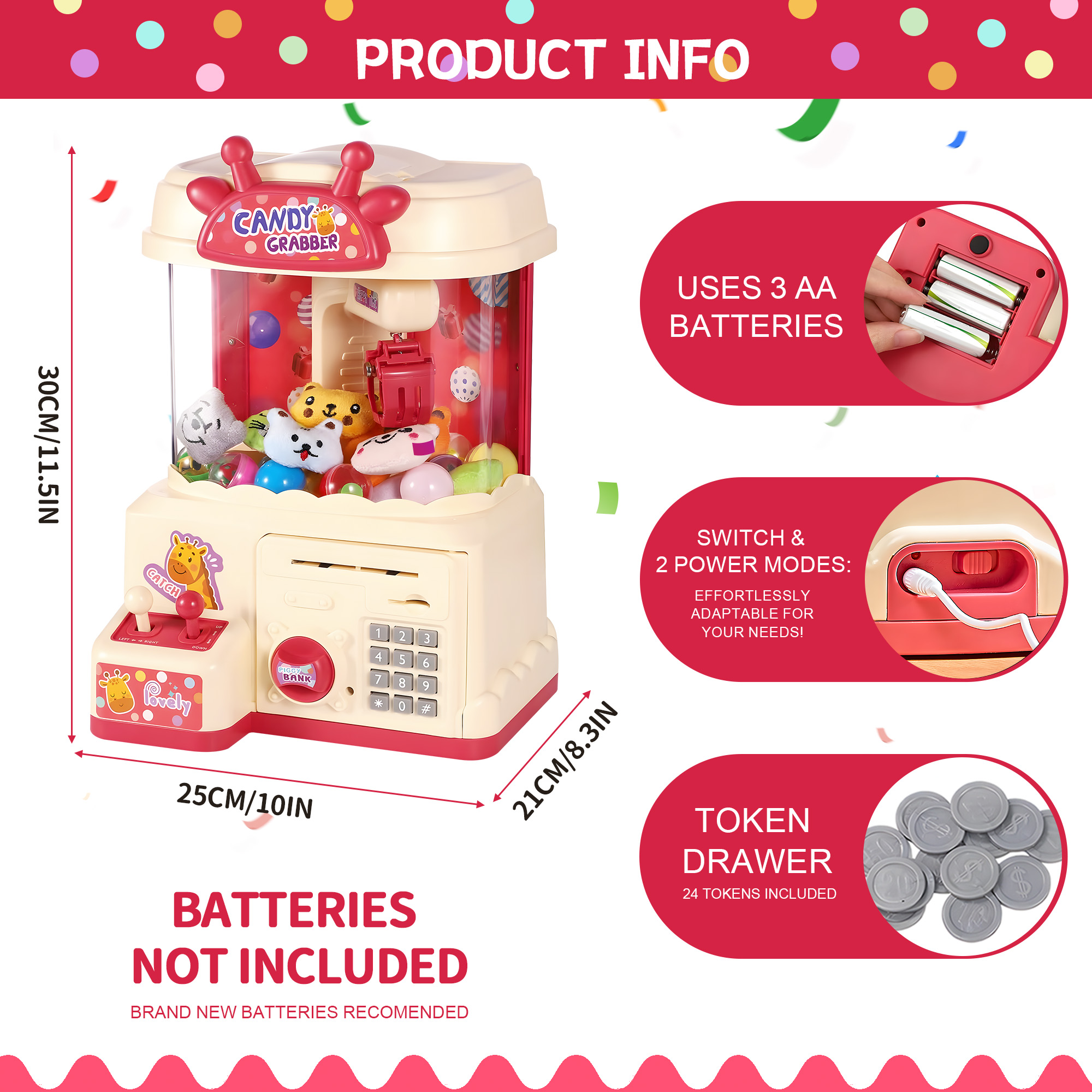 Electronic Claw Game Machine T - Claw Crane Machine incelemesi ve fiyatı
