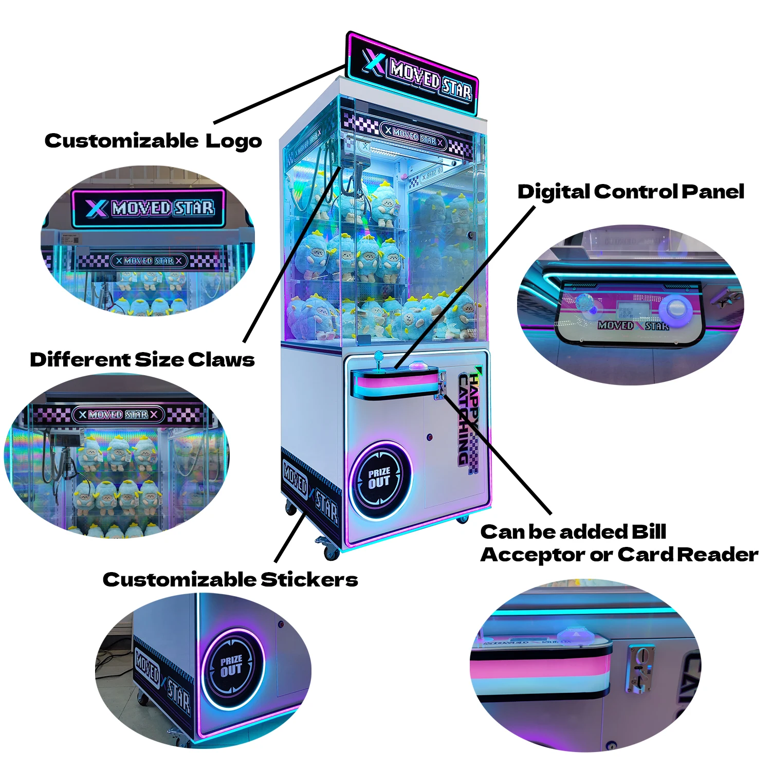 Neofuns Japanese Commercial Ch - Japanese Arcade Vending Machine incelemesi ve fiyatı