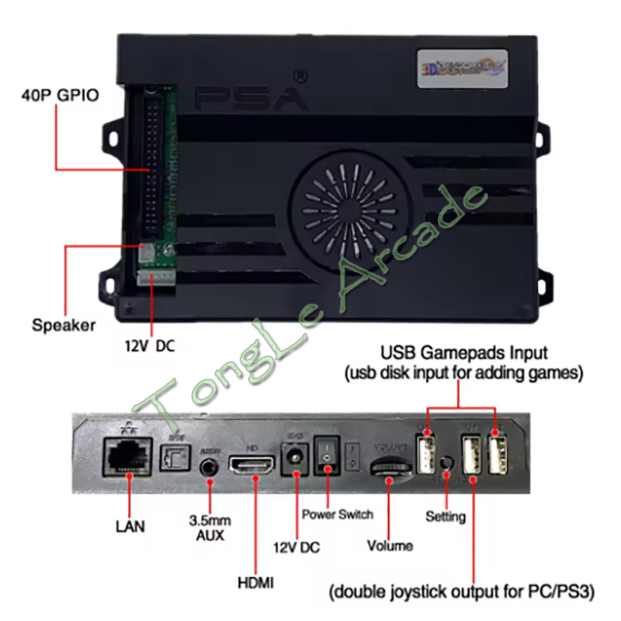 3D WiFi 10888 in 1 Pandora Sag - Trackball Controller Arcade incelemesi ve fiyatı