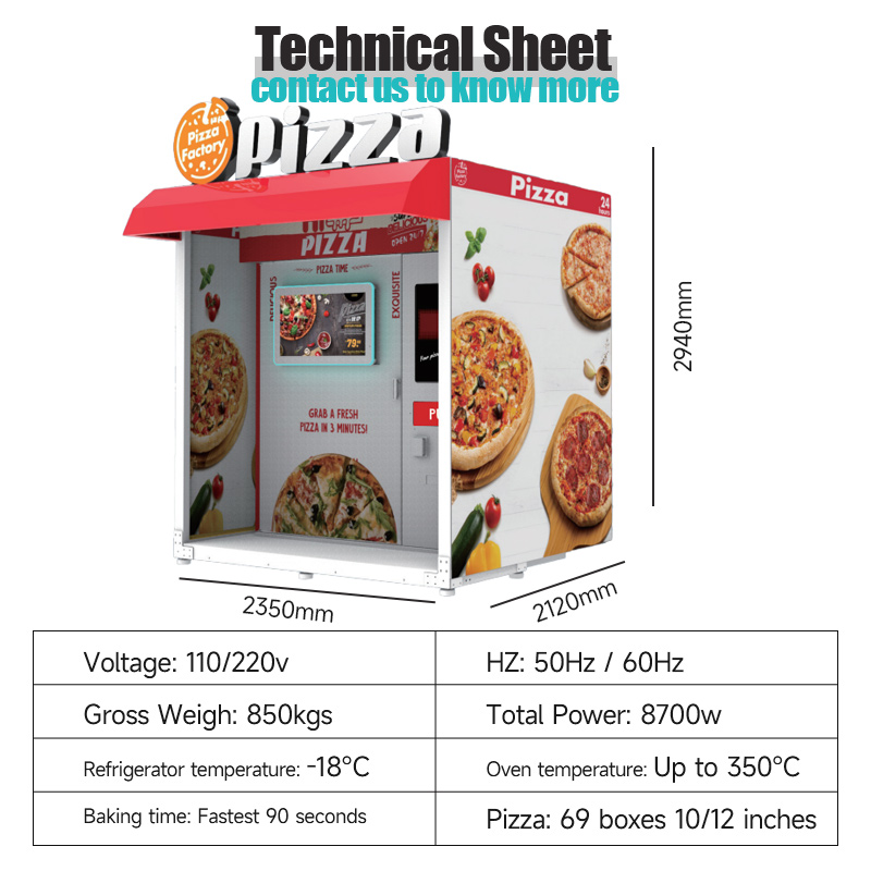 Wholesale Automated Hot Pizza  - Vending Machine Qr Code incelemesi ve fiyatı