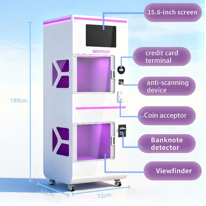 Custom Double Warehouse Helmet - Vending Machine Qr Code incelemesi ve fiyatı