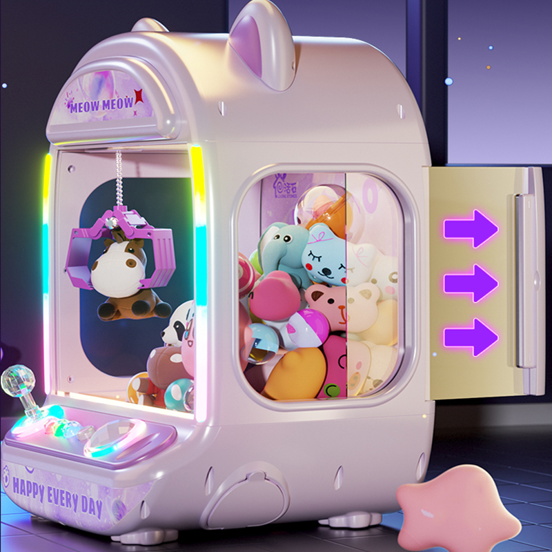DIY Purple Automatic Doll Mach - Claw Crane Machine incelemesi ve fiyatı