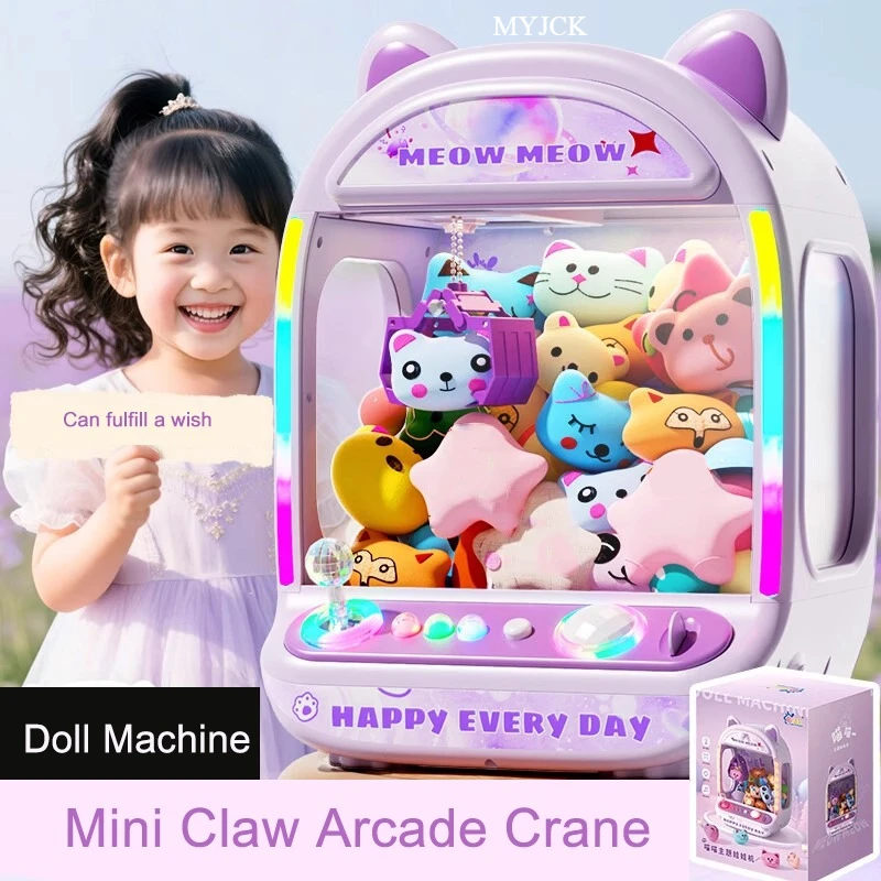 DIY Purple Automatic Doll Mach - Claw Crane Machine incelemesi ve fiyatı
