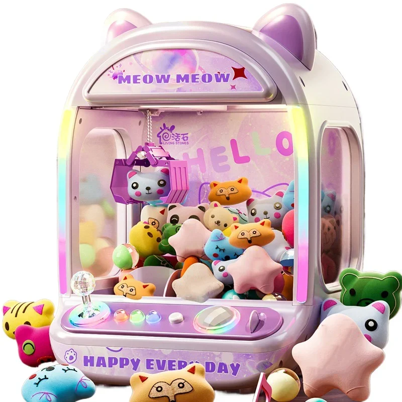 DIY Purple Automatic Doll Mach - Claw Crane Machine incelemesi ve fiyatı