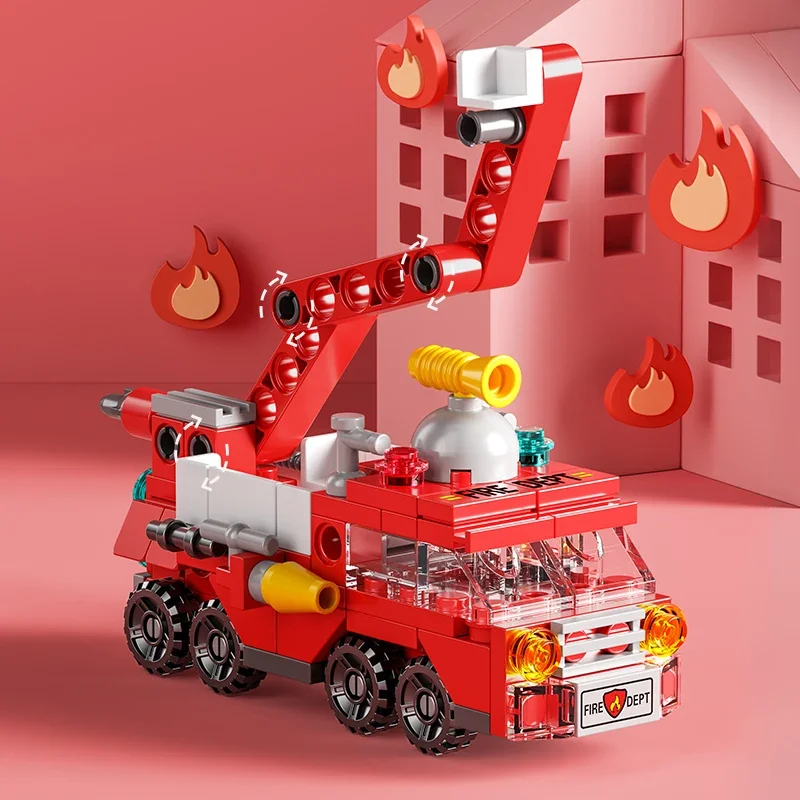 City Fire Car Building Blocks  - Claw Crane Machine incelemesi ve fiyatı