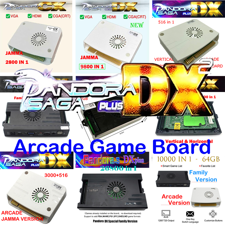 Pandora Saga Box CX DX 2800/50 - Trackball Controller Arcade incelemesi ve fiyatı
